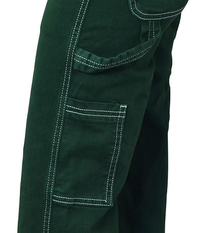 Hound Bukser - Worker Denim - Dark olive