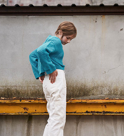 Hound Bluse - Hole Knit - Turquoise