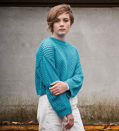 Hound Bluse - Hole Knit - Turquoise