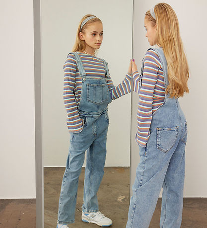 Hound Smækbukser - Denim Overall - Light blue used