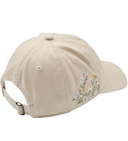 Wheat Kasket - Cecil - Sandshell m. Blomster