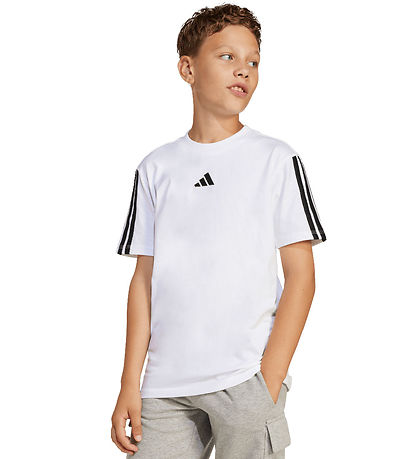 adidas Performance T-shirt - J 3S 160 - Hvid/Sort
