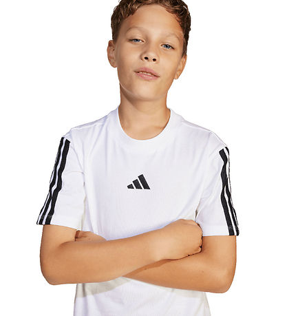 adidas Performance T-shirt - J 3S 160 - Hvid/Sort
