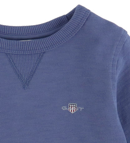 GANT Sweatshirt - Shield Slub - Dusty Navy