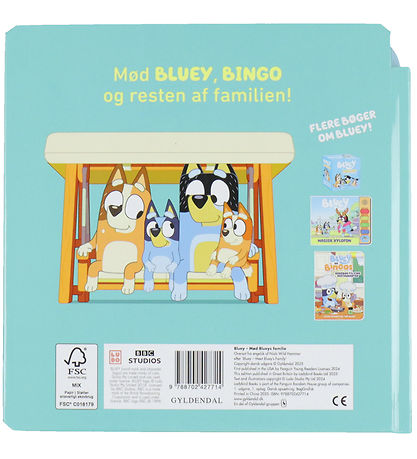 Forlaget Gyldendal Bog - Bluey - Mød Blueys Familie