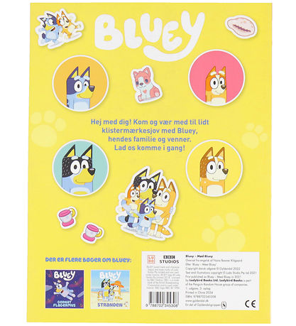 Forlaget Gyldendal Klistermærkebog - Bluey - Mød Bluey