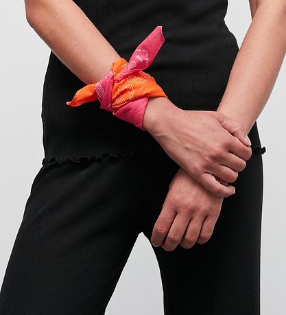 Mads Nørgaard Tørklæde - 55x55 cm - Pink/Orange