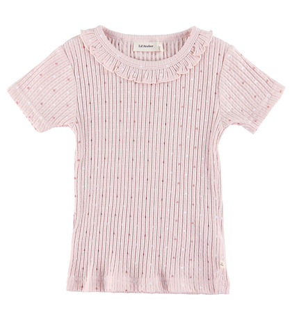 Lil' Atelier T-shirt - Rib - NmfHulla - Peach Blush