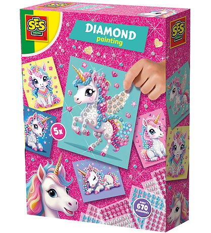 SES Creative Diamantmosaik - Enhjørning