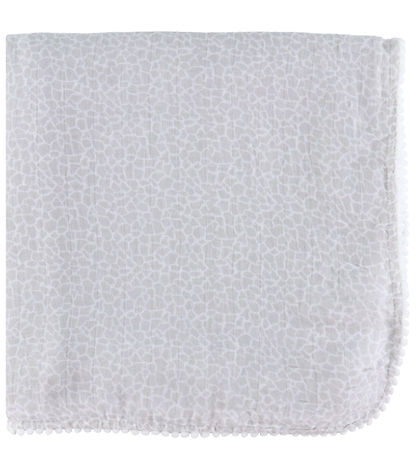 Jack o Juno Babysvøb - 120x120 cm - 2-pak - Pom Pom - Pearl/Gira