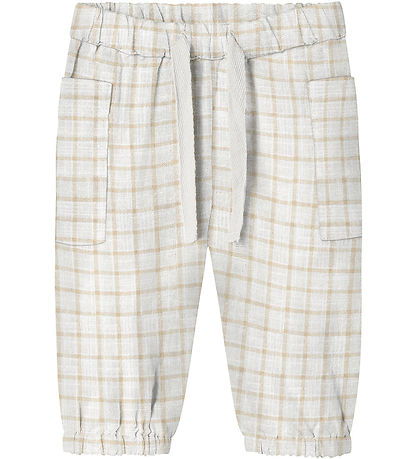 Name It Bukser - NbmHalom - Bright White