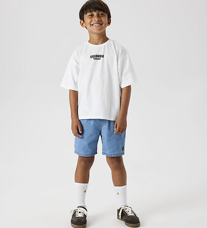 Name It T-shirt - NkmJacob - Bright White/Milky Blue 