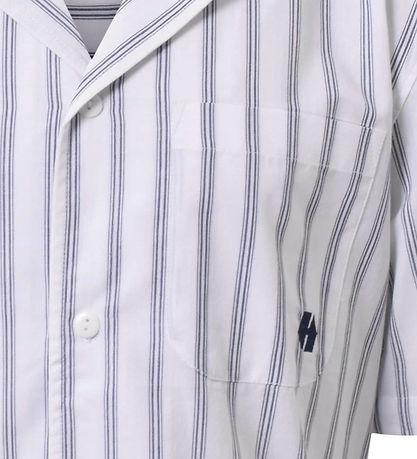 Hound Skjorte - Striped - Hvid/Navy
