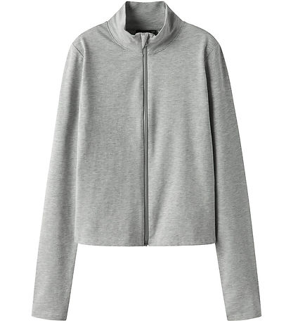 LMTD Cardigan - NlfDicte - Light Grey Melange