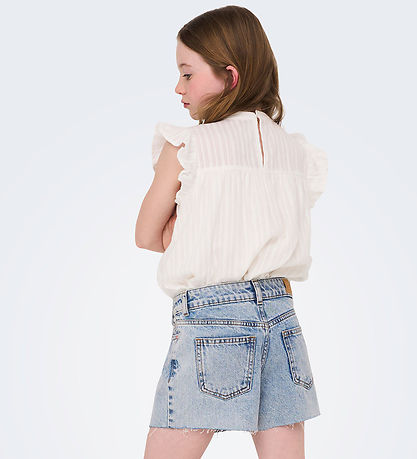 Kids Only Shorts - KogElla - Light Blue Denim