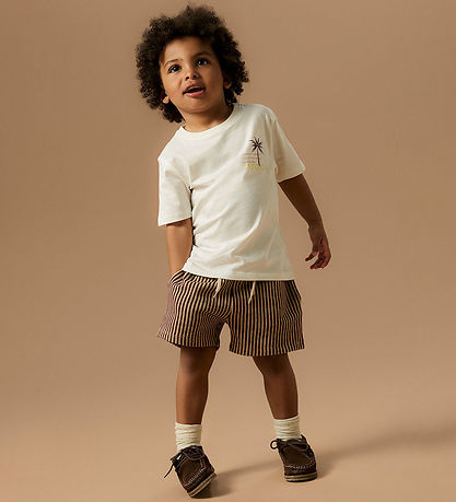 Name It Shorts - Striped - NmmHaris - Windsor Wine