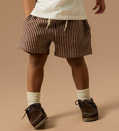 Name It Shorts - Striped - NmmHaris - Windsor Wine