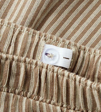 Name It Shorts - Striped - NmmHaris - Irish Cream