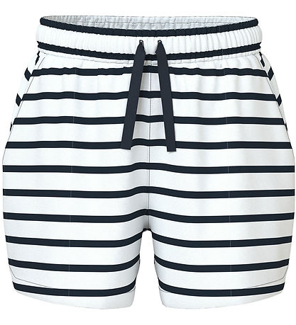 Name It Shorts - Noos - Striped - NkfVigga - Bright White Stripe