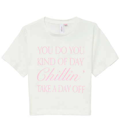 Vero Moda Girl T-shirt - VmKatrine - Snow White/Chillin