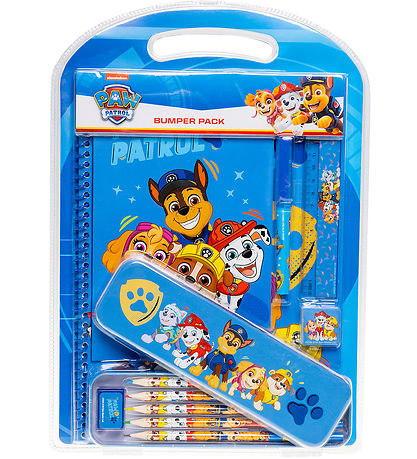 Paw Patrol Skrivesæt m. Farveblyanter & Notesbog