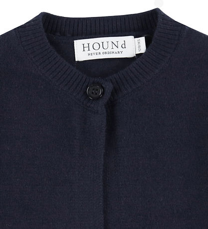 Hound Cardigan - Strik - One Button - Navy