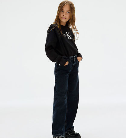 Calvin Klein Bluse - Monologo - Sort