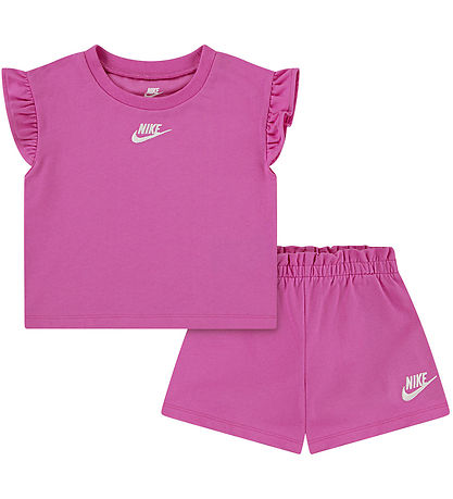 Nike Shortssæt - T-shirt/Shorts - Mineral