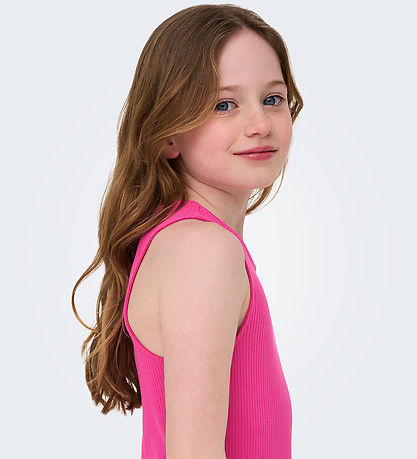 Kids Only Kjole - Rib - KogBelfast Life - Fuchsia Fedora