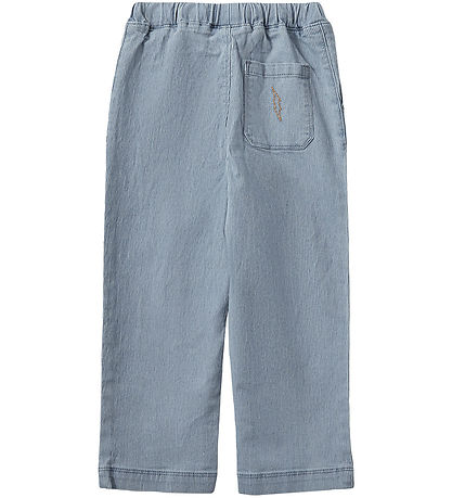 Sofie Schnoor Bukser - Storm - Blue Denim Stripe