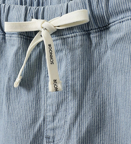 Sofie Schnoor Bukser - Storm - Blue Denim Stripe