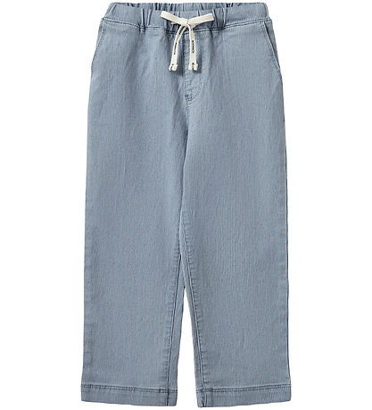 Sofie Schnoor Bukser - Storm - Blue Denim Stripe