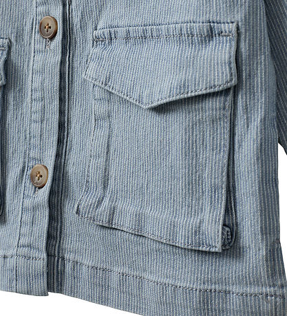 Sofie Schnoor Denimjakke - Hector - Blue Denim Stripe