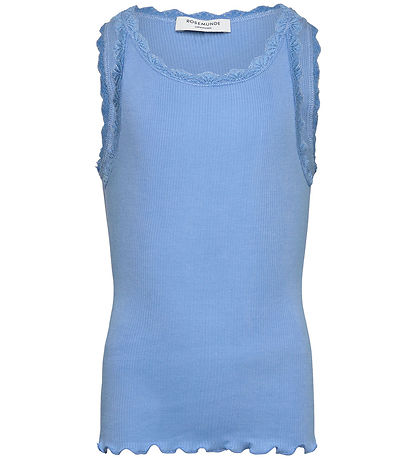Rosemunde Top - Rib - Modal - Balta - Little Boy Blue