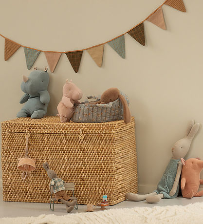 Maileg Bamse - Safari Friends - Næsehorn - Medium - Støvet Blå