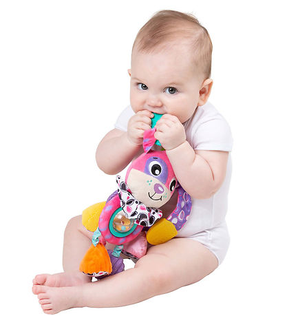 Playgro Barnevognsophæng - Dixie Aktivitesthund