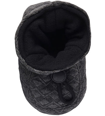 Melton Futter - Quiltet - Dark Grey Melange