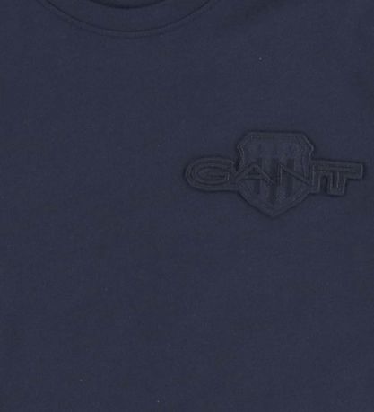 GANT T-shirt - Tonal - Evening Blue