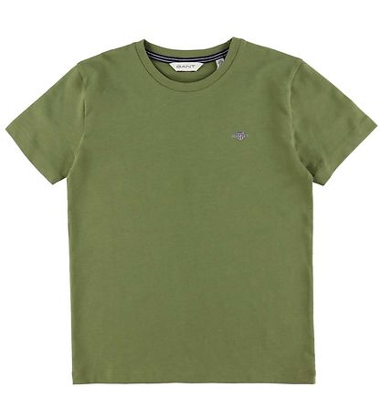 GANT T-shirt - Shield - Washed Olive