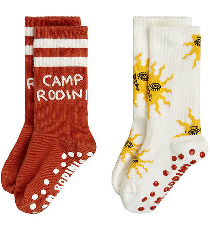 Mini Rodini Strømper - 2-pak - Sun - Multi