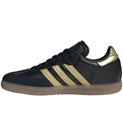 adidas Performance Sko - SAMBA MESSI J - CBLACK/GOLDMT/GUM4