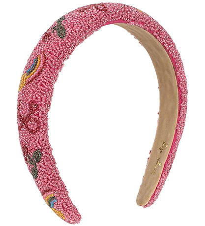 Konges Sløjd Hårbølje - Beaded - Bubblegum