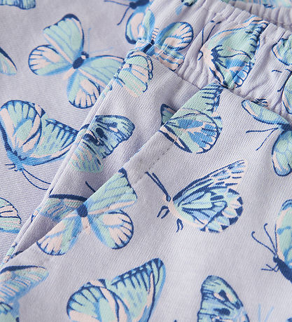 Name It Shorts - Noos - NmfVigga - Purple Heather/Butterflies