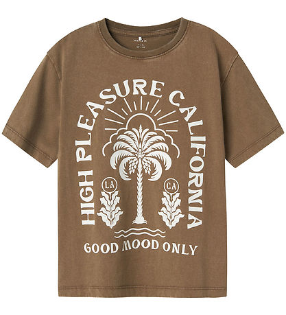 Name It T-shirt - NkmJarvu - Walnut