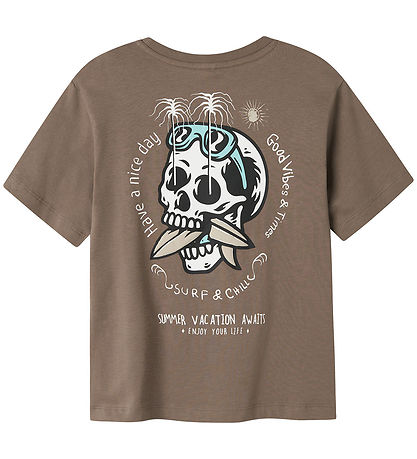 Name It T-shirt - NkmJotim - Walnut