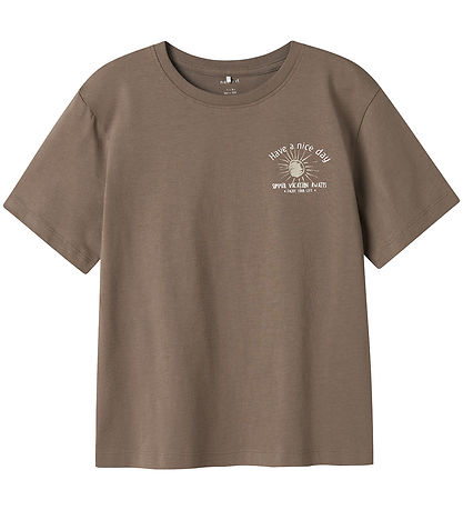 Name It T-shirt - NkmJotim - Walnut