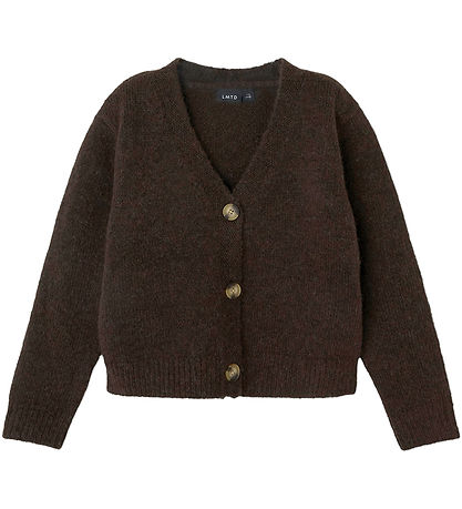 LMTD Cardigan - Strik - NlfNede - Chocolate Brown