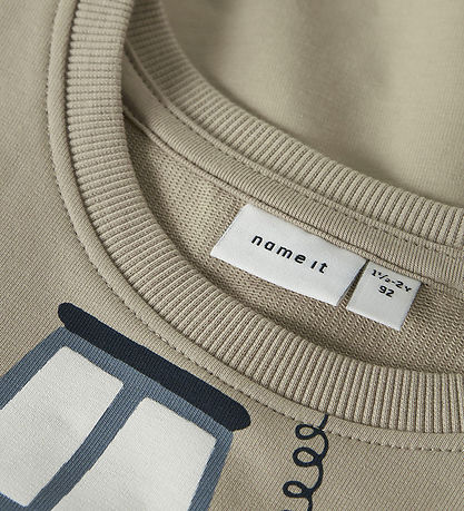 Name It Sweatshirt - NmmJame - Pure Cashmere
