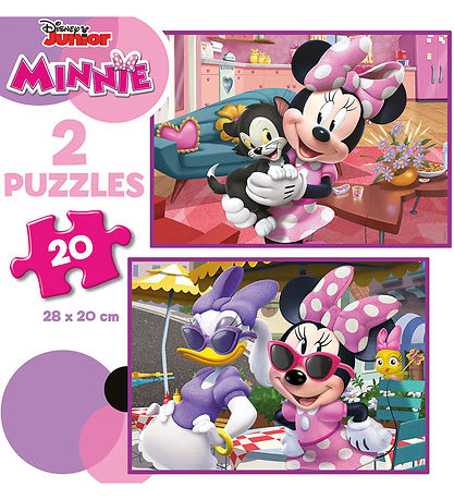 Educa Puslespil - 2x20 Brikker - Minnie