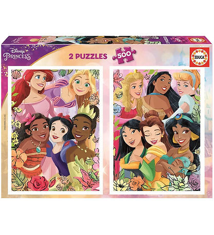 Educa Puslespil - 2x500 Brikker - Disney Princess
